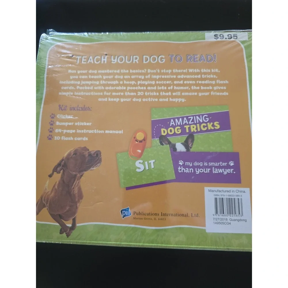 Amazing Dog Tricks Boxed Kit Training Information Guide NEW! ships fast!